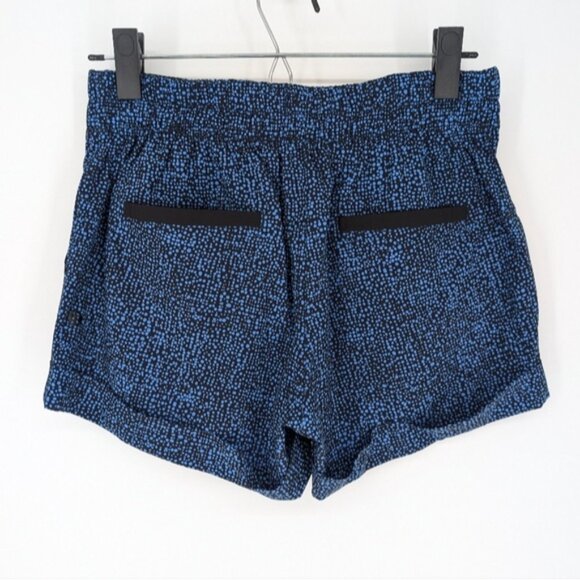 Lululemon Spring Break Away Short II Bubbles Pipe Dream Blue Black - Picture 5 of 7